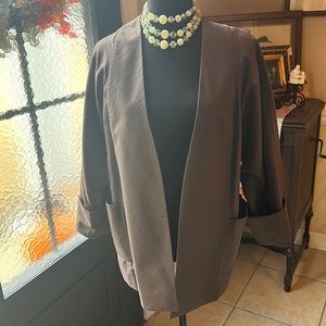 Don Caster Separates Suit Copper/Brown Metallic 89% Cotton 12-14